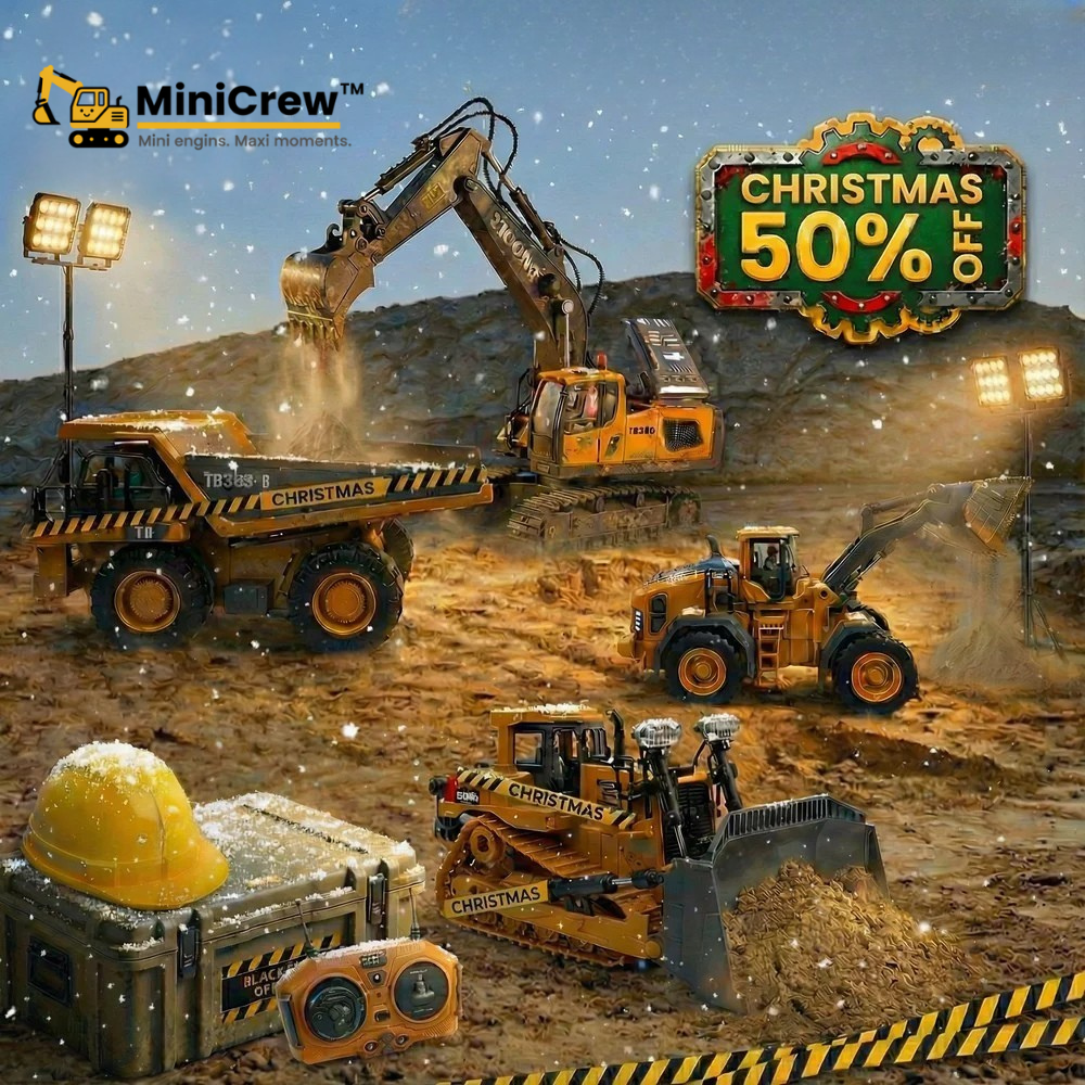MiniCrew™ | Beherrsche die Baustelle. Bezwinge den Schmutz.